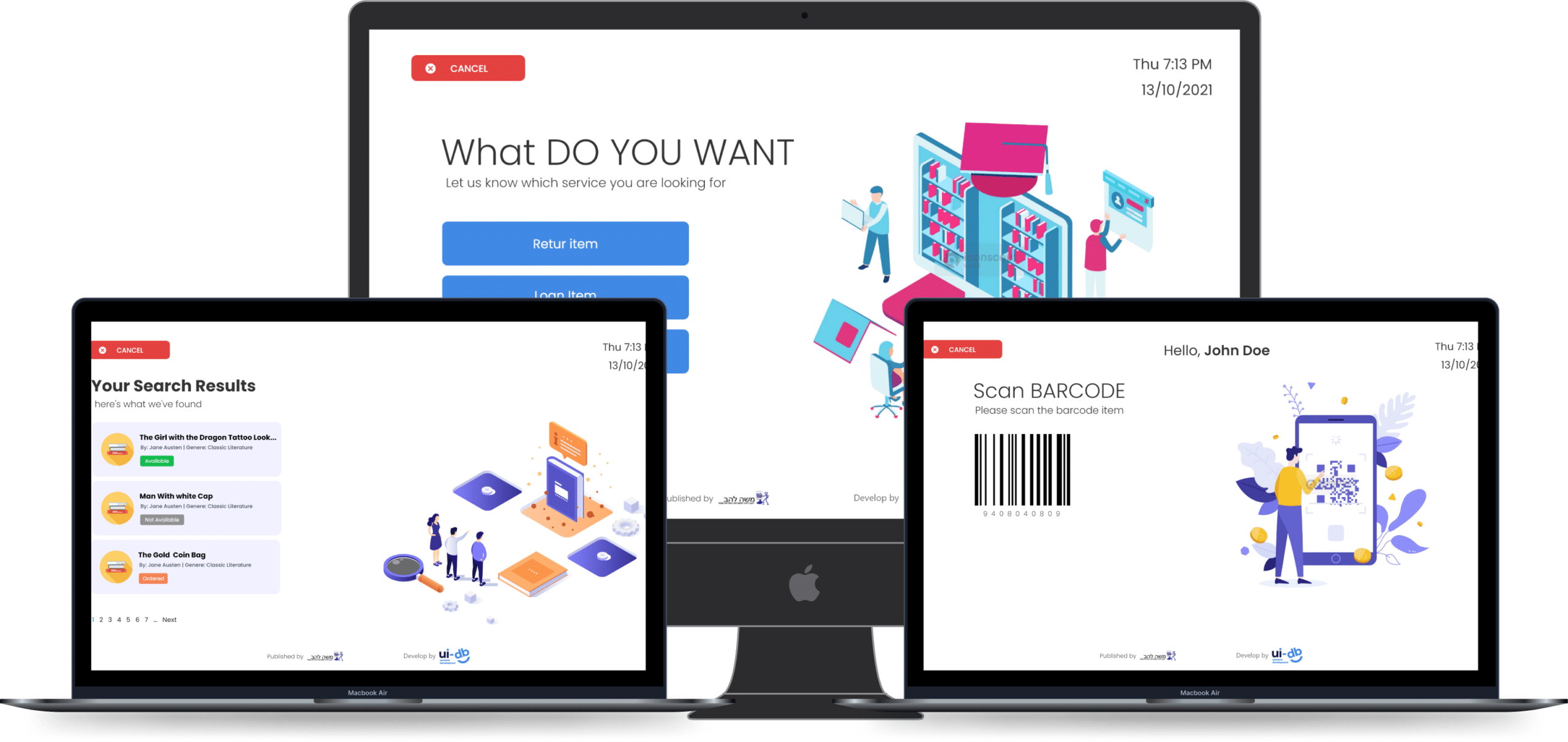 We Specified, Designed & Developed the Automated Library Machine – hero screenshot