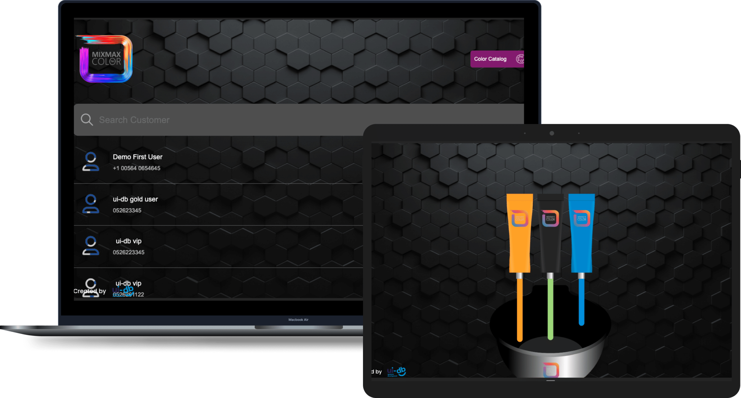 We Specified, Designed & Developed the Mixmatch Color System – technologies and results