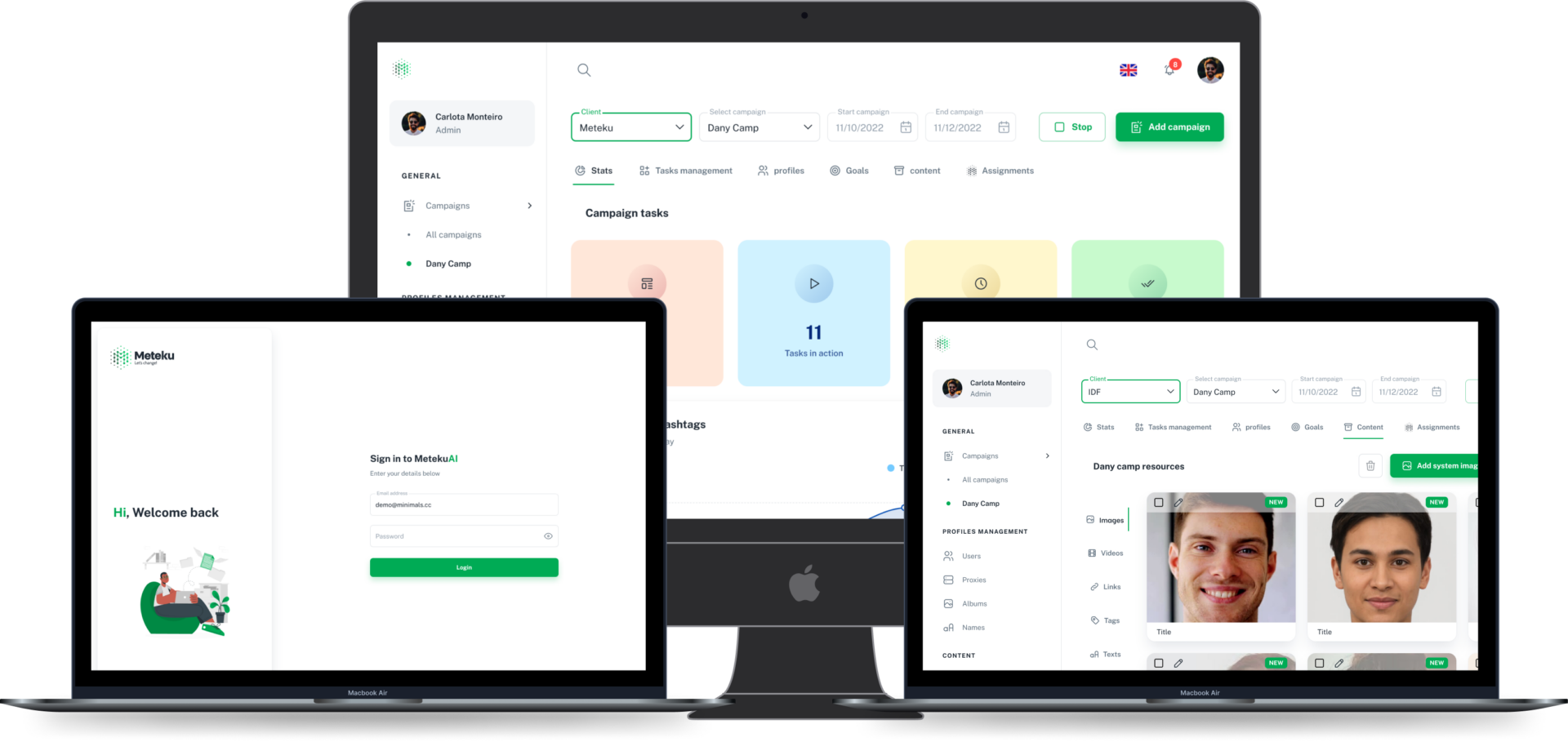 We Specified, Designed & Developed the MetekuAI System – hero screenshot
