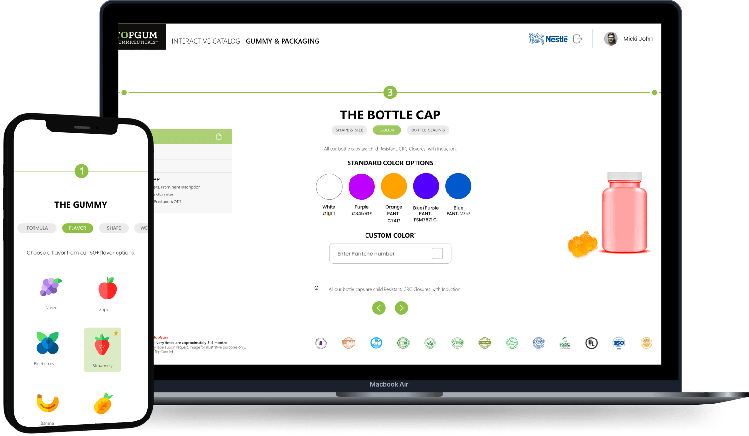 We Specified, Designed & Developed the TopGum App – project overview