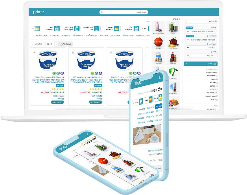 We Specified, Designed & Developed the PriceZ Website – goal and solution